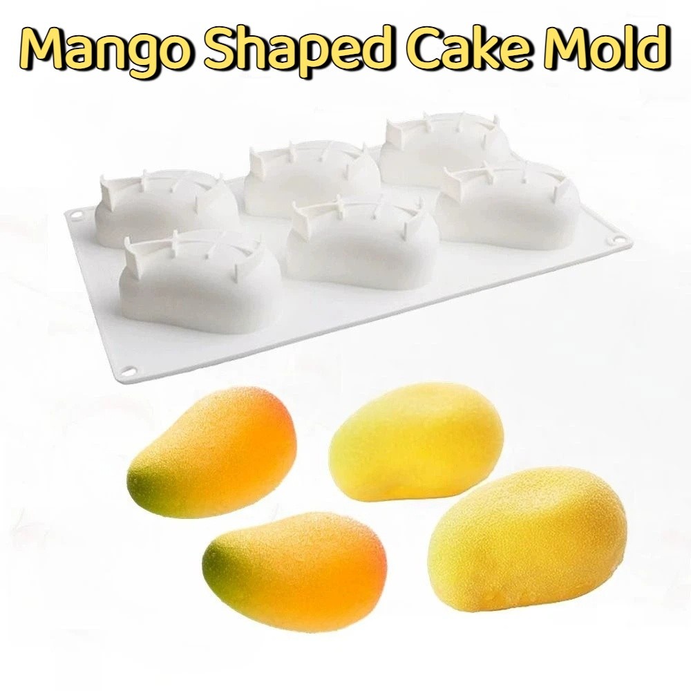 Candle Making Tutorial - 6 Bölmeli Mango Şeklinde Kek Kalıbı