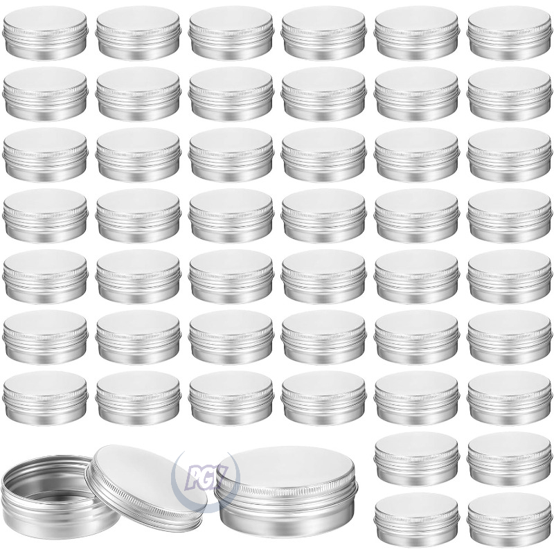 Tin Container Lid - 30 adet vidalı kapaklı yuvarlak teneke