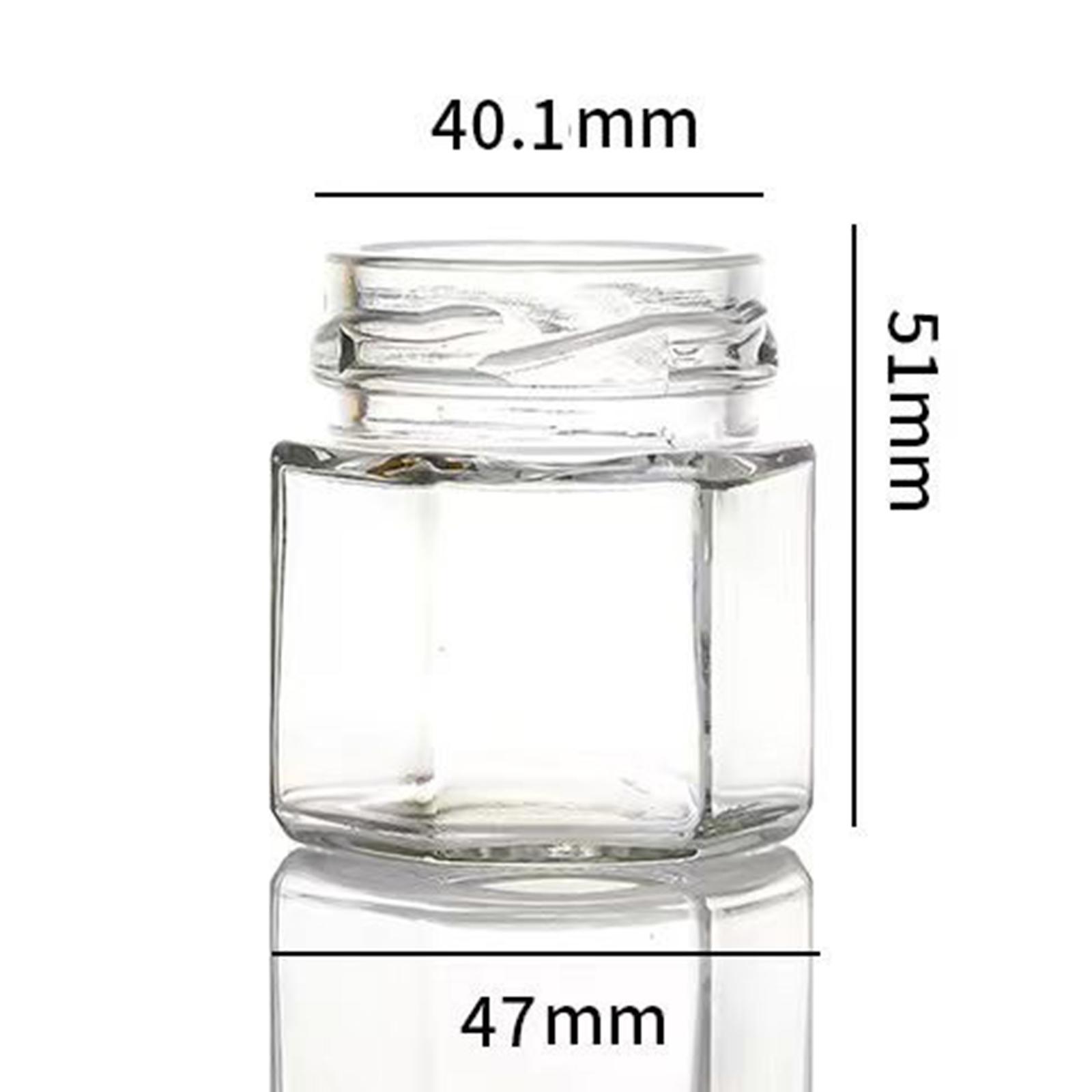 Candle Making Jars With Lids - 20 adet Küçük Cam Kavanoz Vidalı