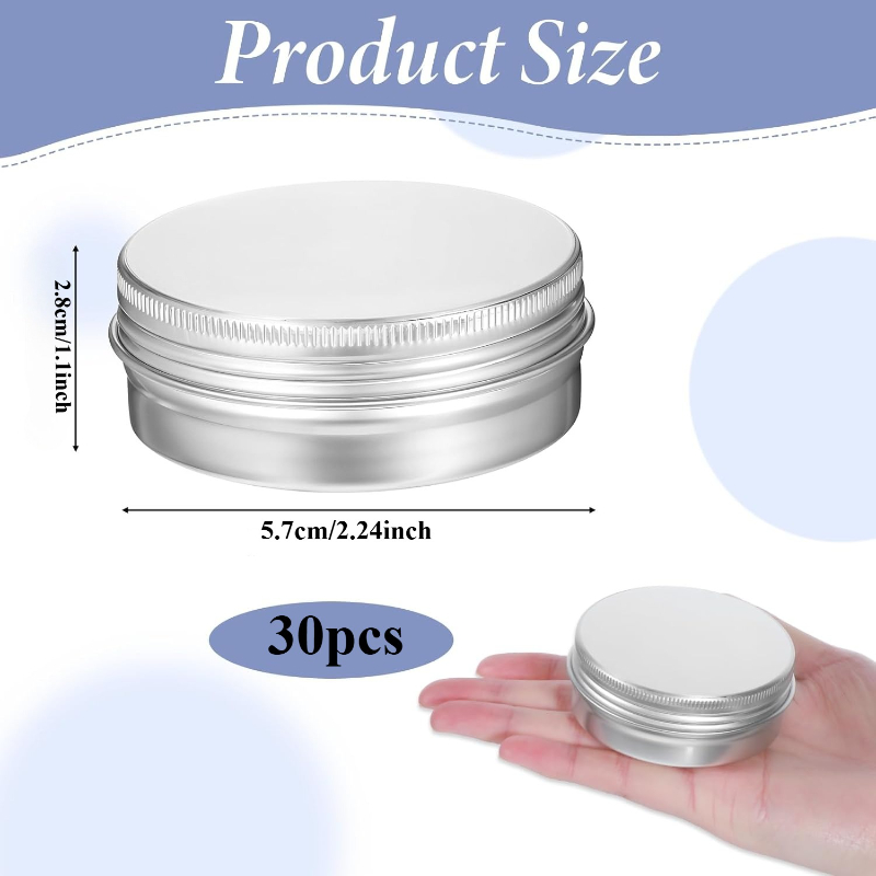 30 adet vidalı kapaklı yuvarla - Tin Container Lid incelemesi ve fiyatı